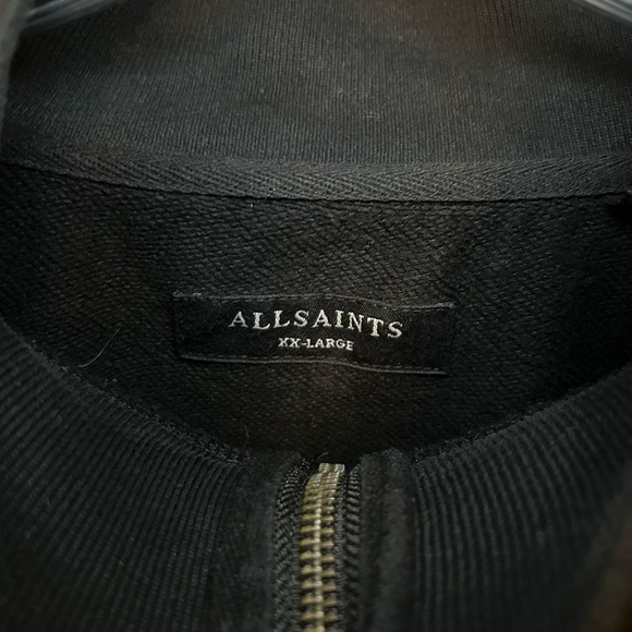 All Saints "seam tape" oversized bomber jacket - Picture 2 of 10